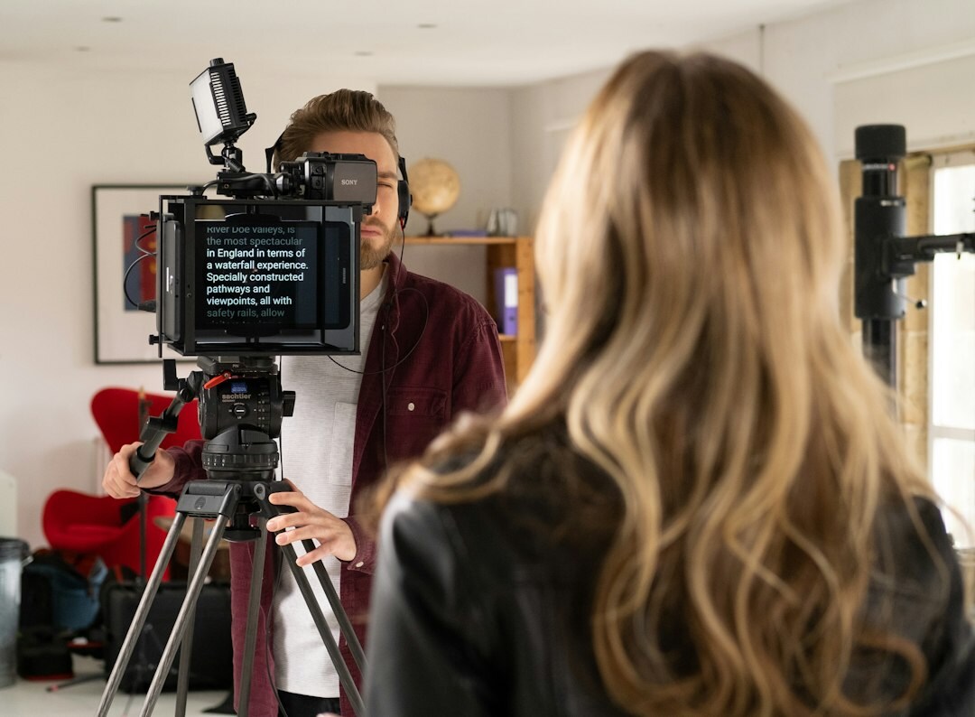 actors on tv set